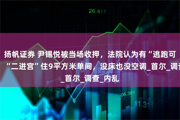 扬帆证券 尹锡悦被当场收押，法院认为有“逃跑可能性”！“二进宫”住9平方米单间，没床也没空调_首尔_调查_内乱