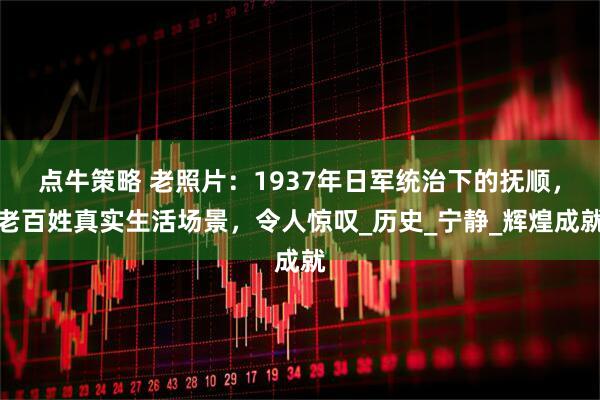 点牛策略 老照片：1937年日军统治下的抚顺，老百姓真实生活场景，令人惊叹_历史_宁静_辉煌成就