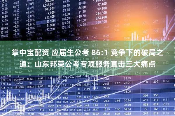 掌中宝配资 应届生公考 86:1 竞争下的破局之道：山东邦荣公考专项服务直击三大痛点
