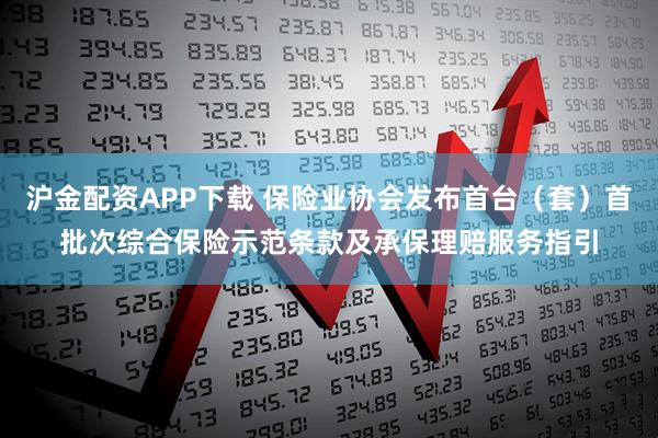 沪金配资APP下载 保险业协会发布首台（套）首批次综合保险示范条款及承保理赔服务指引